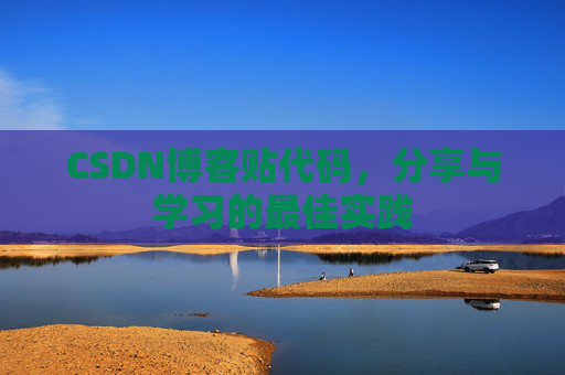 CSDN博客贴代码，分享与学习的最佳实践